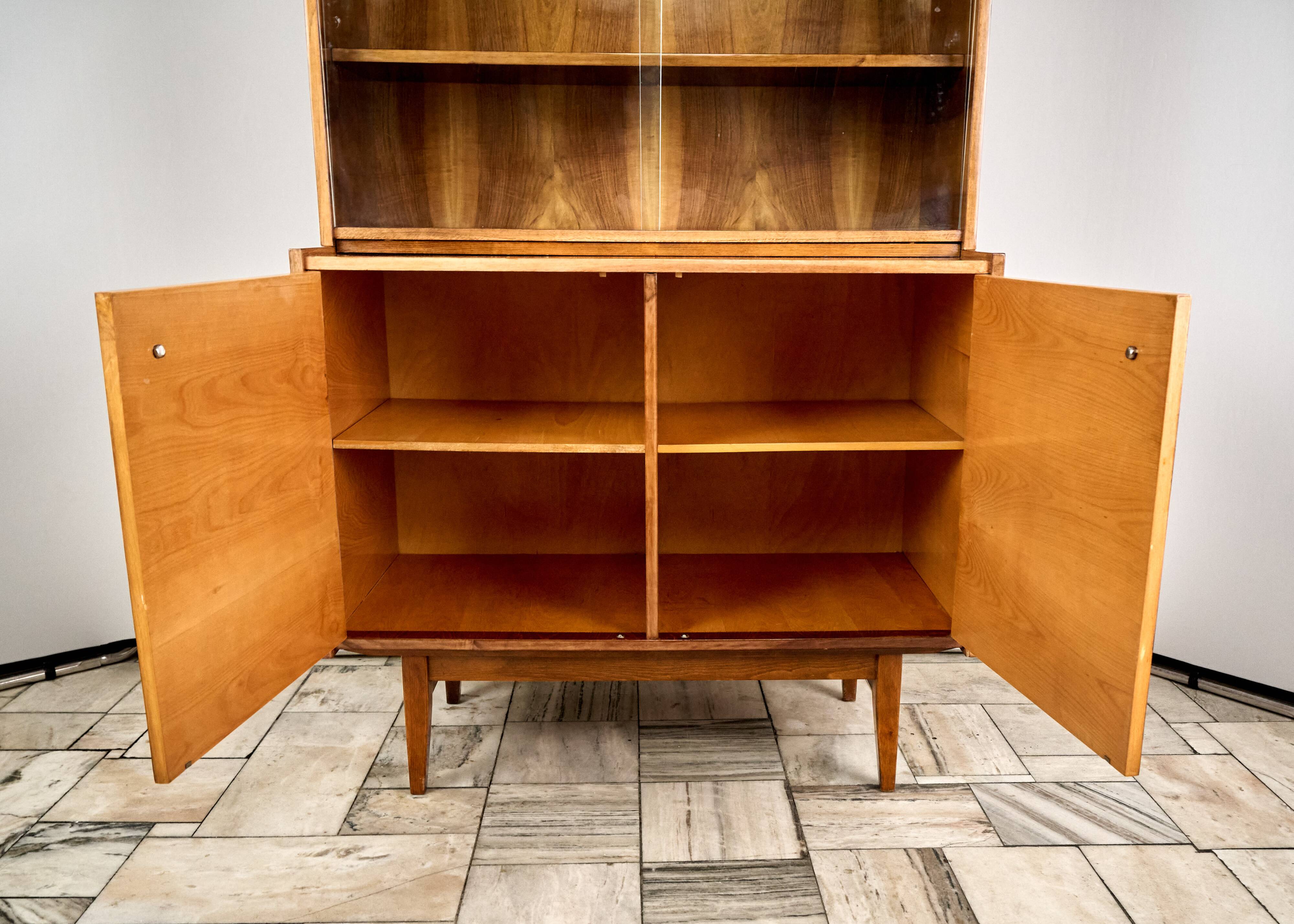 Vintage Bilea Arges Bookcase, 1970s, Romania