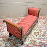 Bench, Mahogany Daybed, Restoration Period, 19th Century