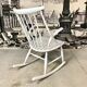 Wooden Rocking chair by Illum Wikkelsø for Niels Eilersen, Denmark 1950s