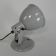 Lampe de bureau Philips Helioflux, émaillée grise, années 1950