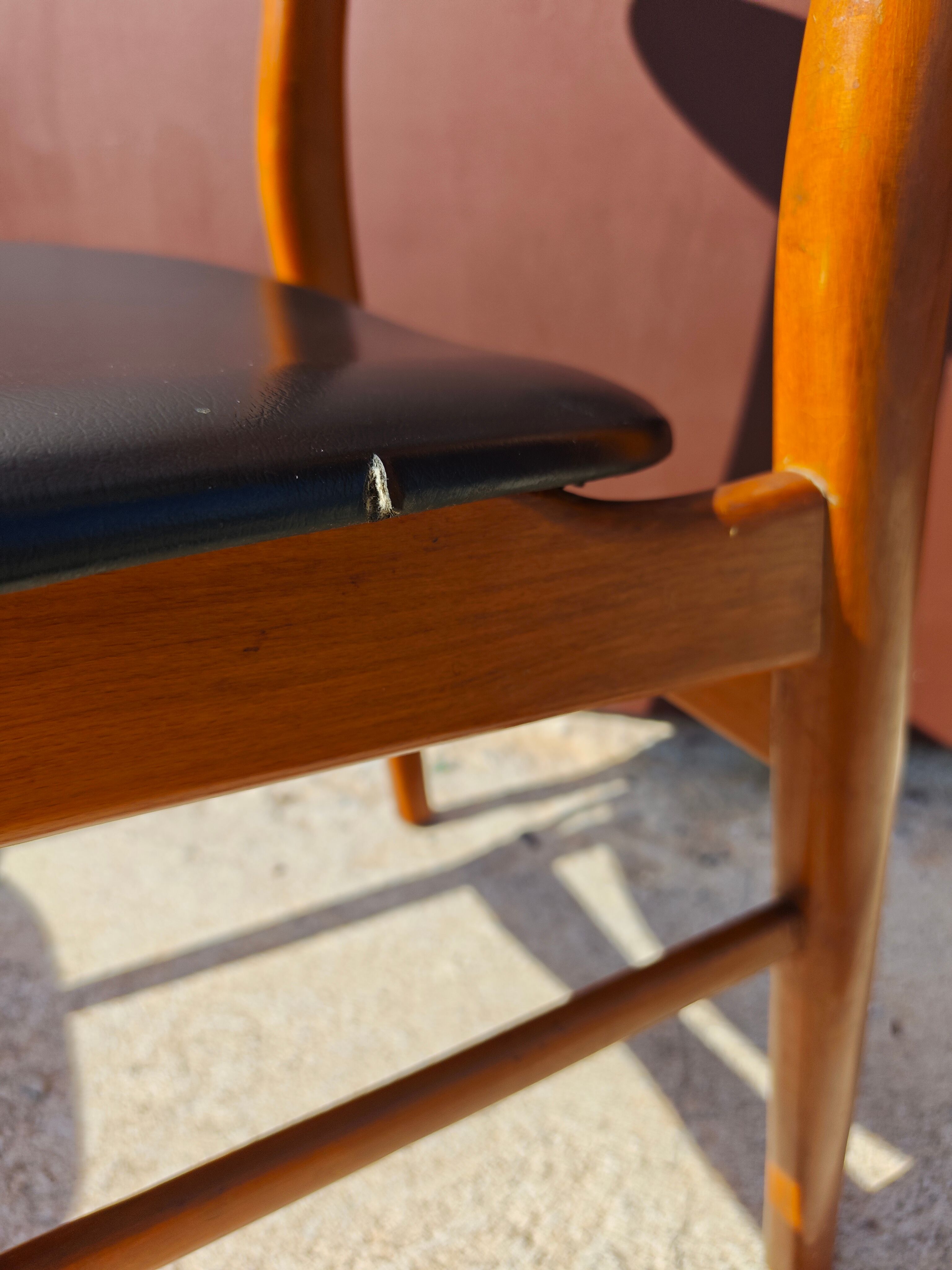 4 chaises Farstrup scandinave