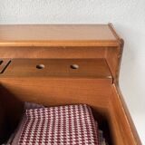 Fimsa Roma Italy teak console or small desk