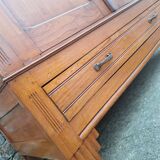 Grande armoire art déco, meuble penderie ancien