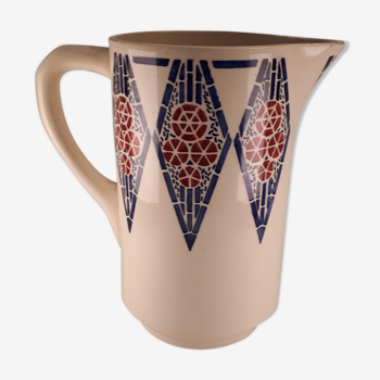 Pitcher art deco 1930 Choisy the King