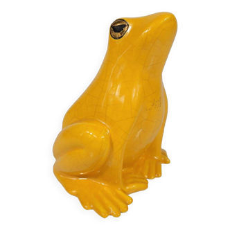 Emaux de Longwy Rare Grenouille Jaune Faienceries de longwy 1798 - F60448