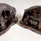 Pair of bookends 1960s Stylised Bull