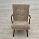 1960s, Danish armchair, furniture wool, beech wood.
