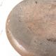 handmade ceramic dessert service in pyrite beige stoneware, France 1950