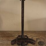 Coat rack Curved metal coat rack with two hooks