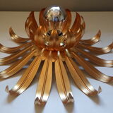 Wall light flower vintage 70s