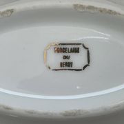 Pair of vintage marine-themed dishes in Berry porcelain.