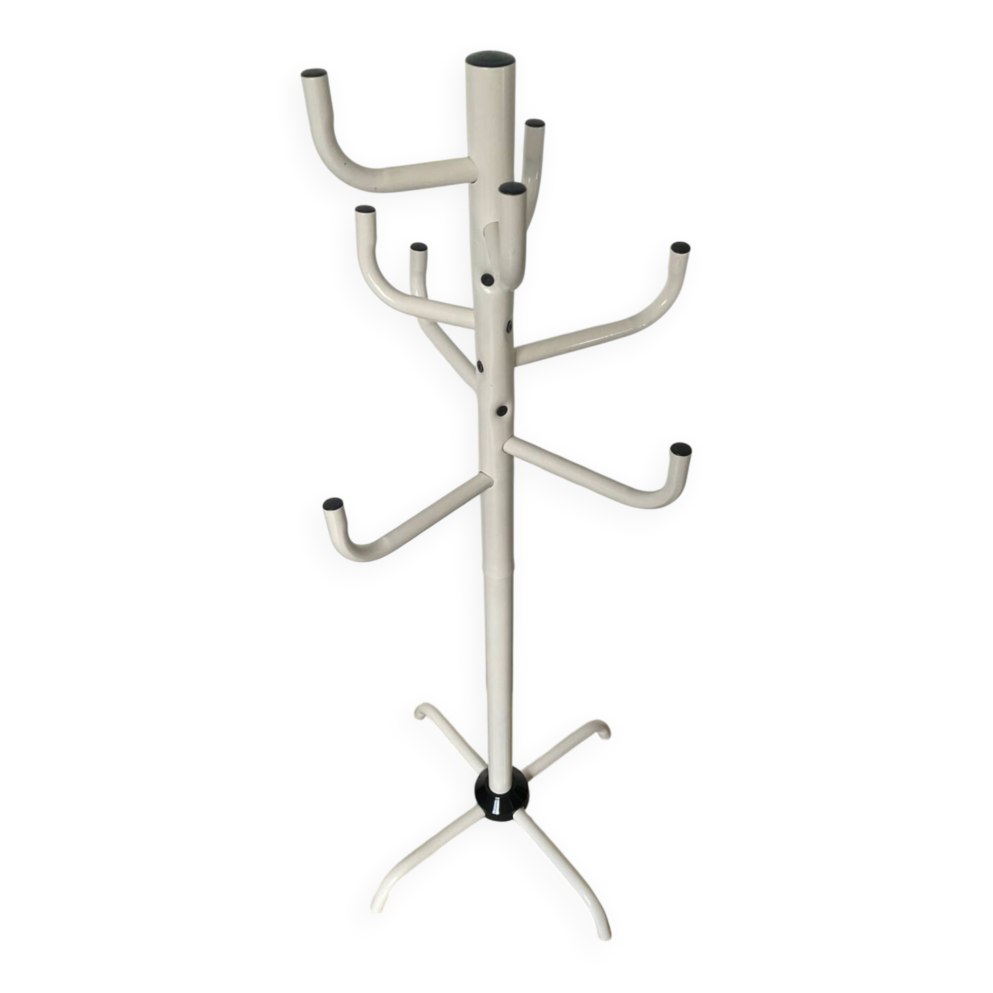 Children's coat rack in tubular metal from the 70s and 80s