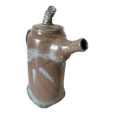 Zoomorphic jug in glazed stoneware with a mouse – Handmade ceramics