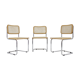 Chaises « Cesca » de Marcel Breuer années 1970, Italie