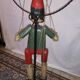 Puppet Pinocchio soft wood 1970