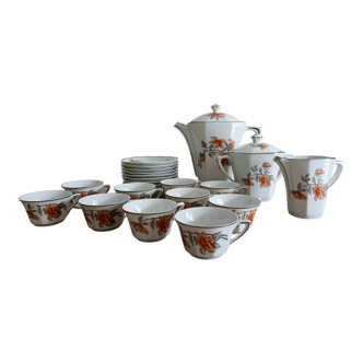 Art Deco coffee service in fine porcelain France