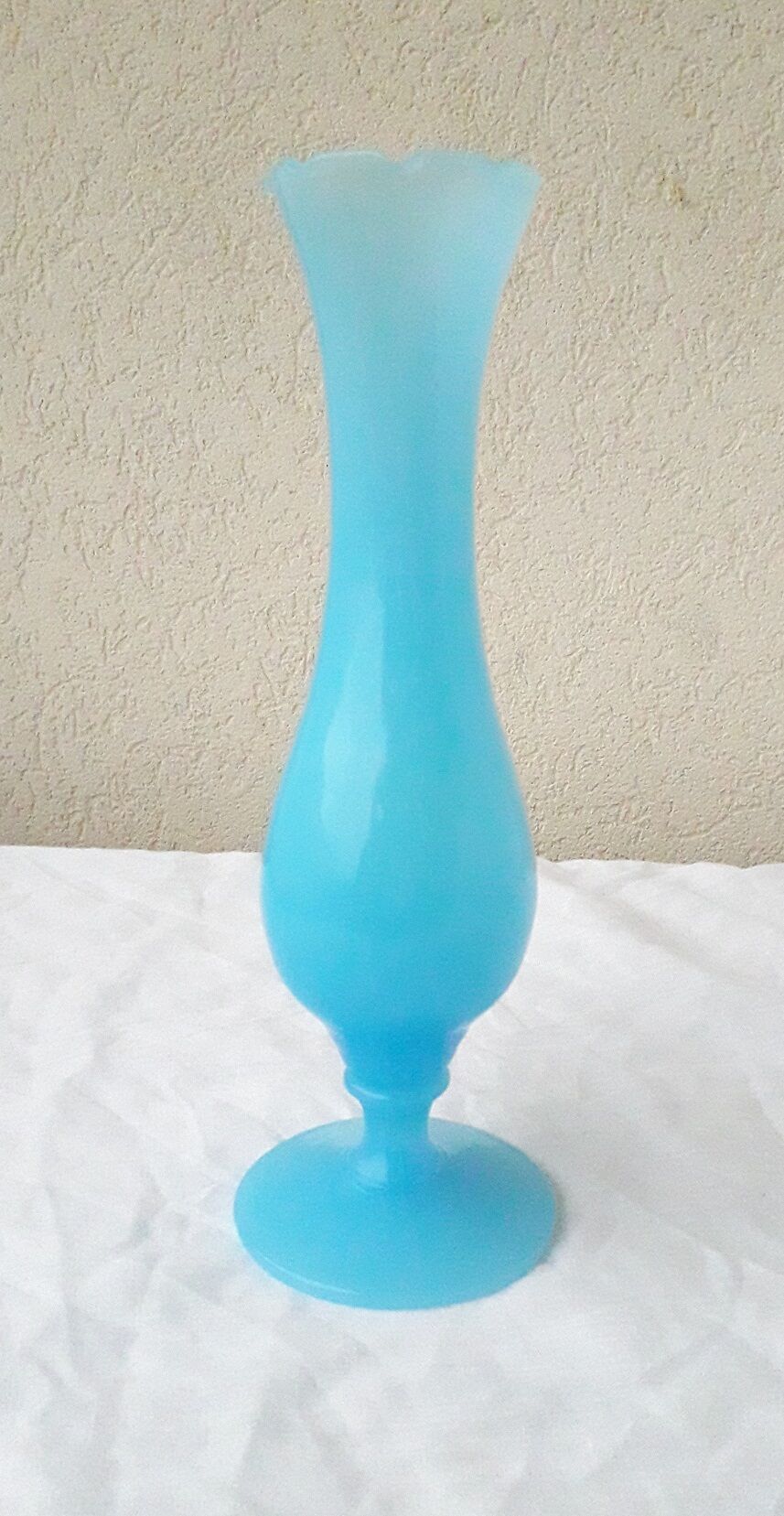 Opaline blue vase