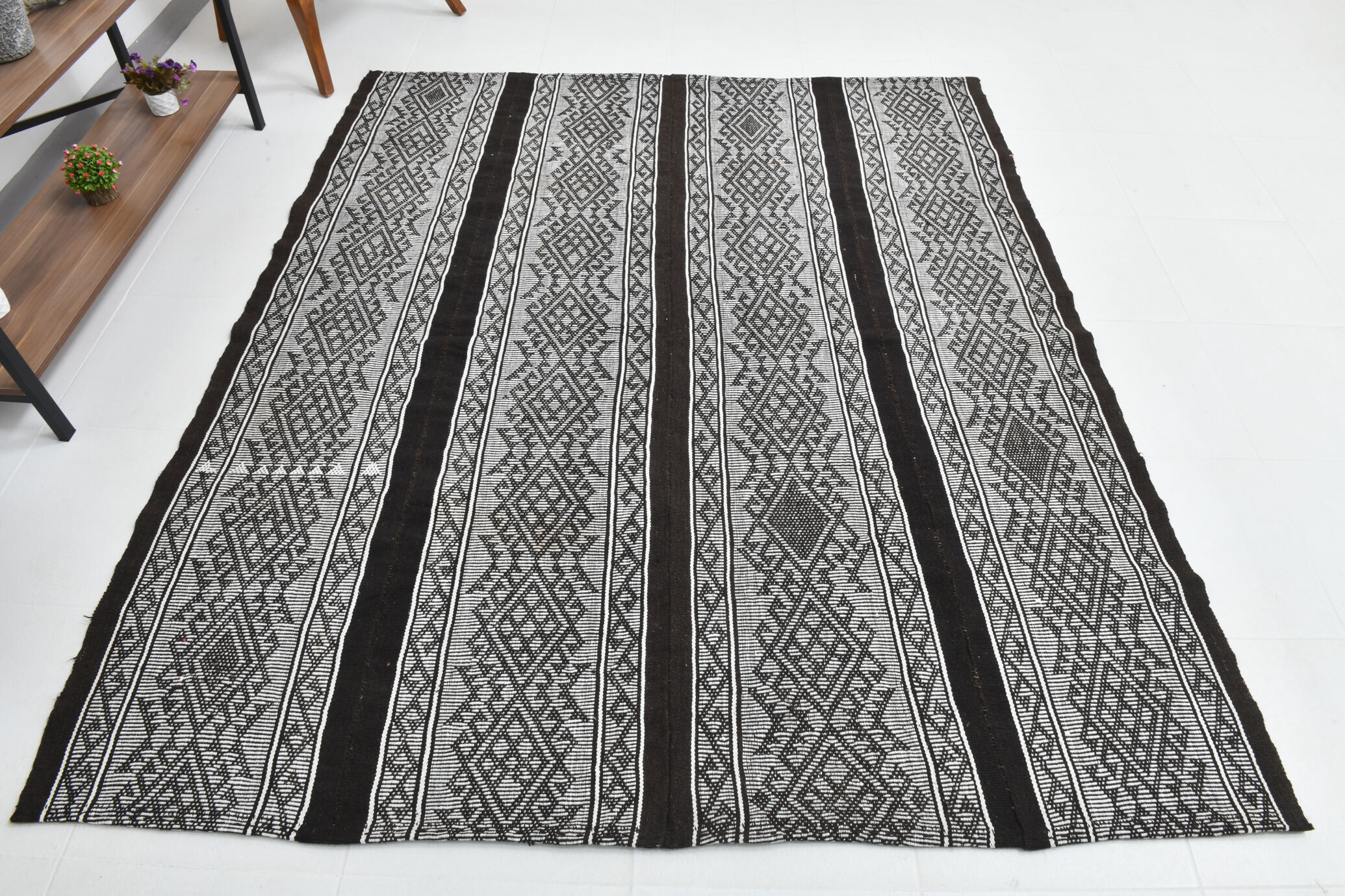 6x8 minimalist modern bohemian vintage rug 240x190cm