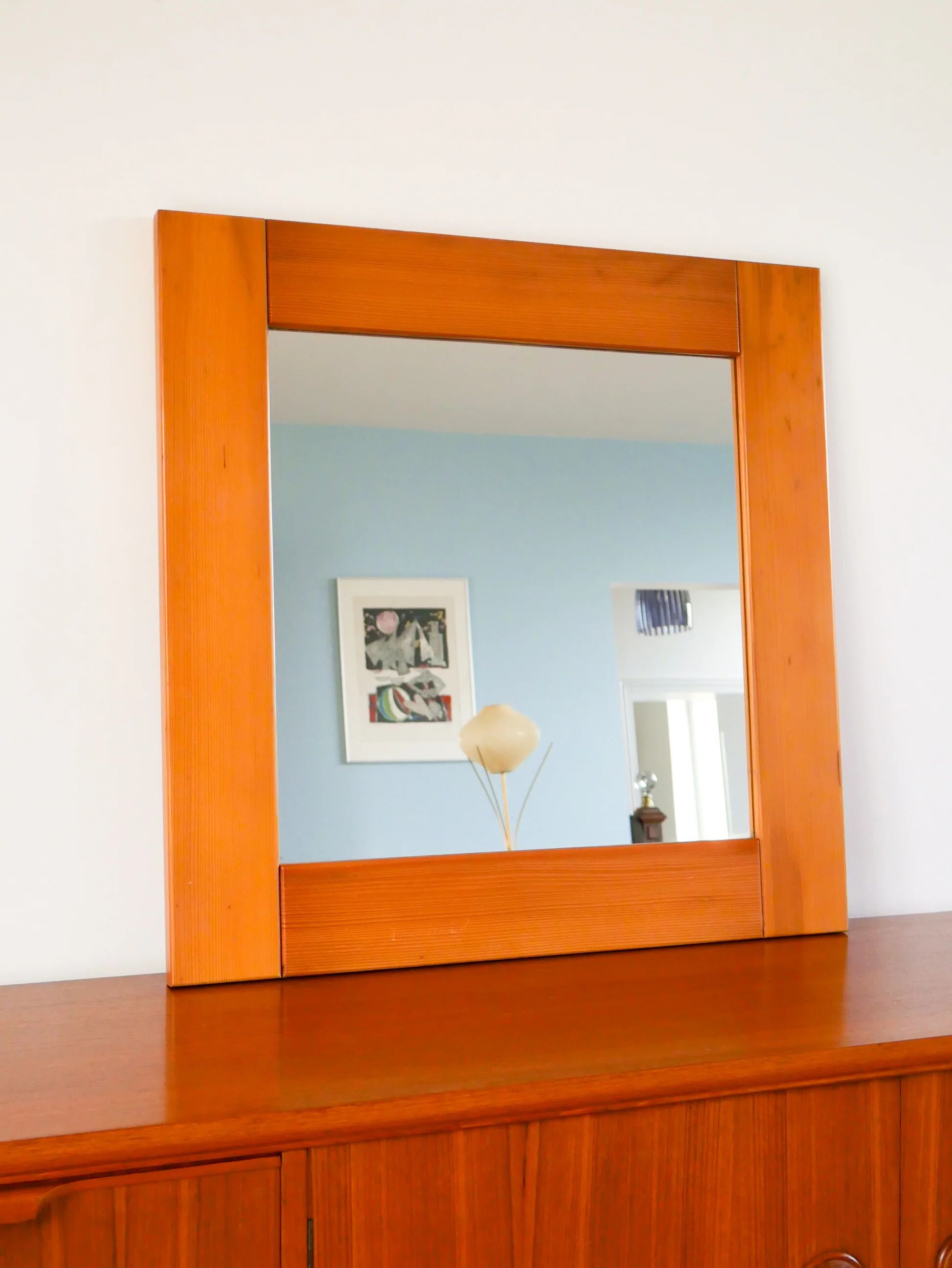 Large pine mirror, 1980