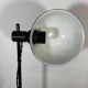 Vintage black metal floor lamp from the 70s