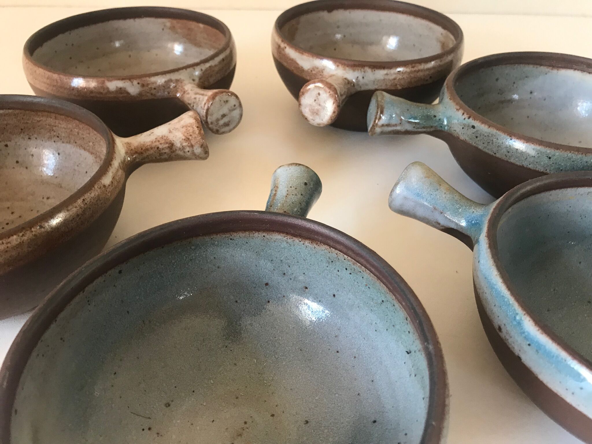 Lot of 6 vintage sandstone cuts by Roger Jacques