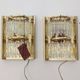 Pair of Murano glass wall lights by Lumica 1970s