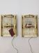 Pair of Murano glass wall lights by Lumica 1970s