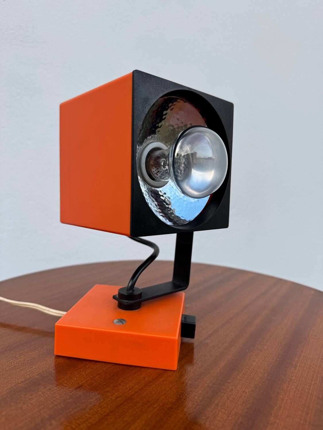 Philips orange wall lamp from the 1970s.