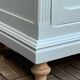 Antique celadon glass Parisian wardrobe H162