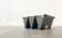 Postmodern Italian metal magazine rack, 1980s