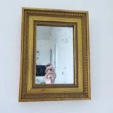 Small mercury mirror Wooden frame