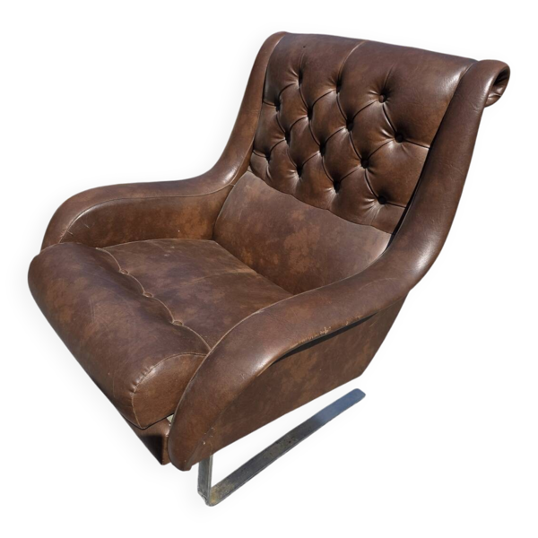 Fauteuil Varam pieds luge