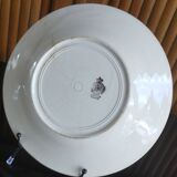 Old plate with geometric pattern Lunéville France