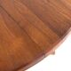 Table à manger extensible ronde 'Arden' 2x - teck - style mid-century moderne