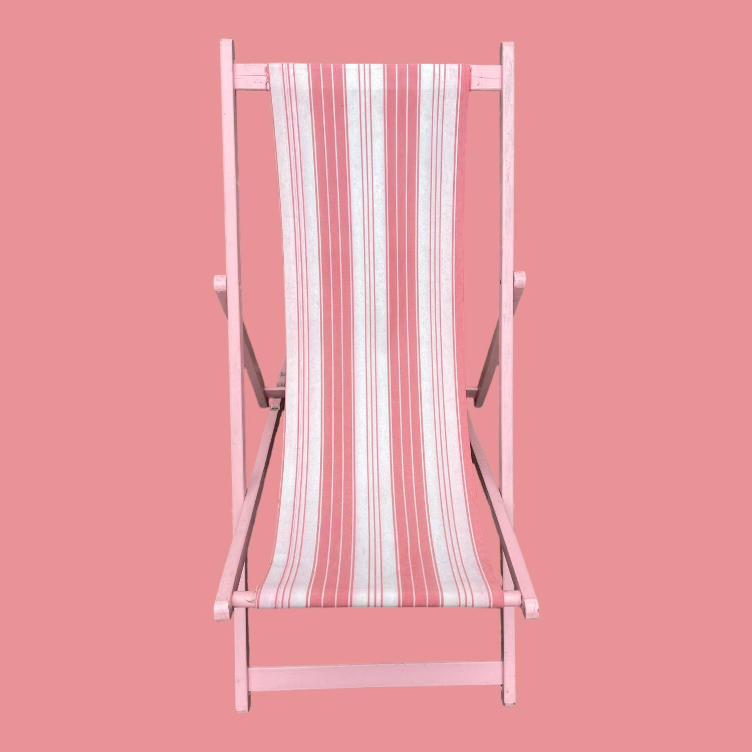 Vintage folding deck chair