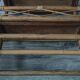 Vintage rattan shelf