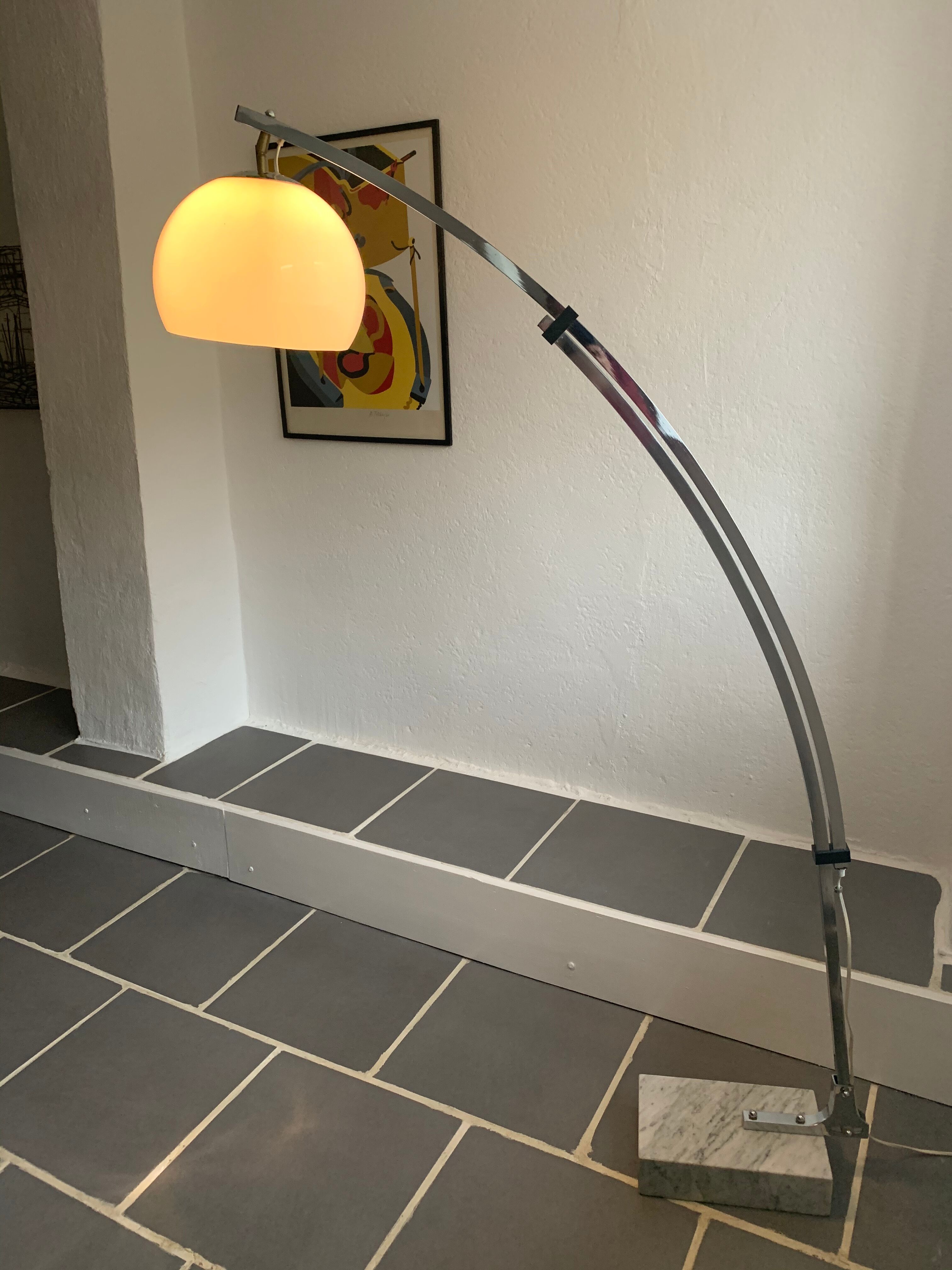 Reggiani arch lamp 1970