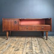 Vintage teak sideboard, antique TV unit.