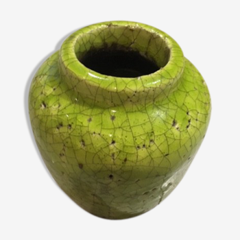 Green vase