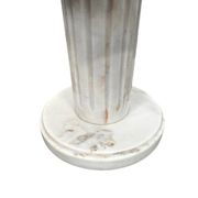 White drapery marble Italy / Neo Classic side / coffee table