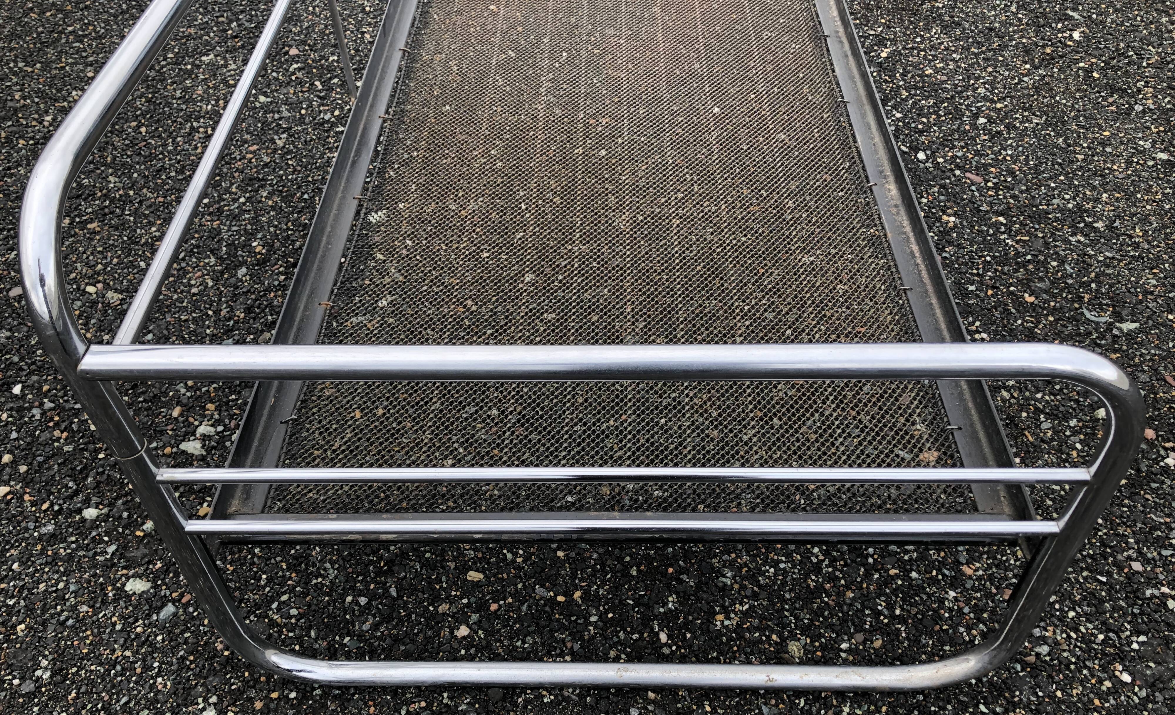 Chromed Bauhaus sofa or daybed, Czechoslovakia, 1930´s