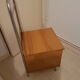 Bedside vintage formica and chrome 70 years internship