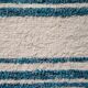 Handwoven recycled cotton rug - 40 x 60 cm