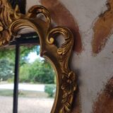 Gilded baroque mirror