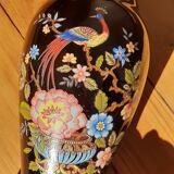 vase noir en verre