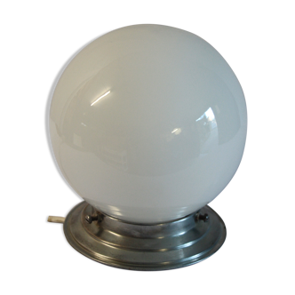 Ceiling light globe opaline circa 50