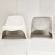 Pair of armchairs by luigi colani 1960 vintage
