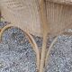 Pair of armchairs and bench in rattan and bamboo from the 60s/70s