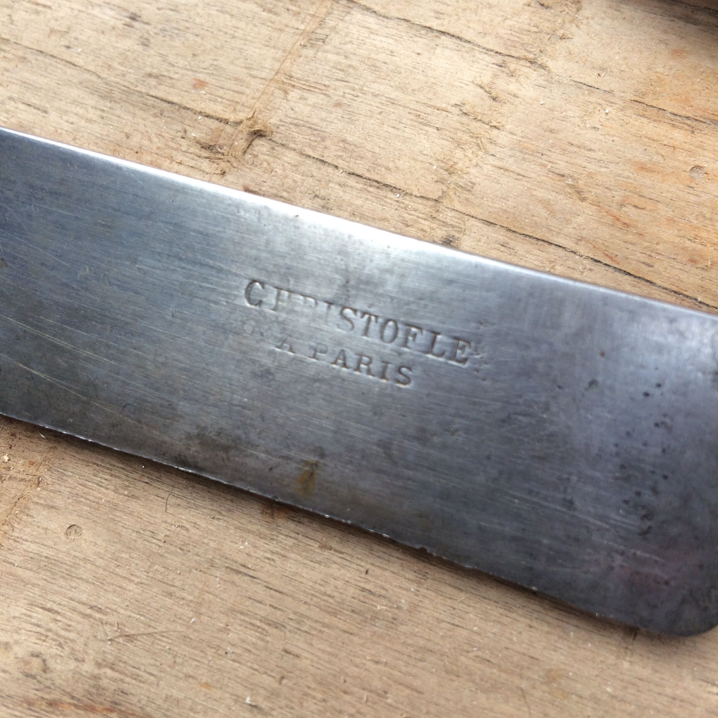 Paire de couverts de service Christofle