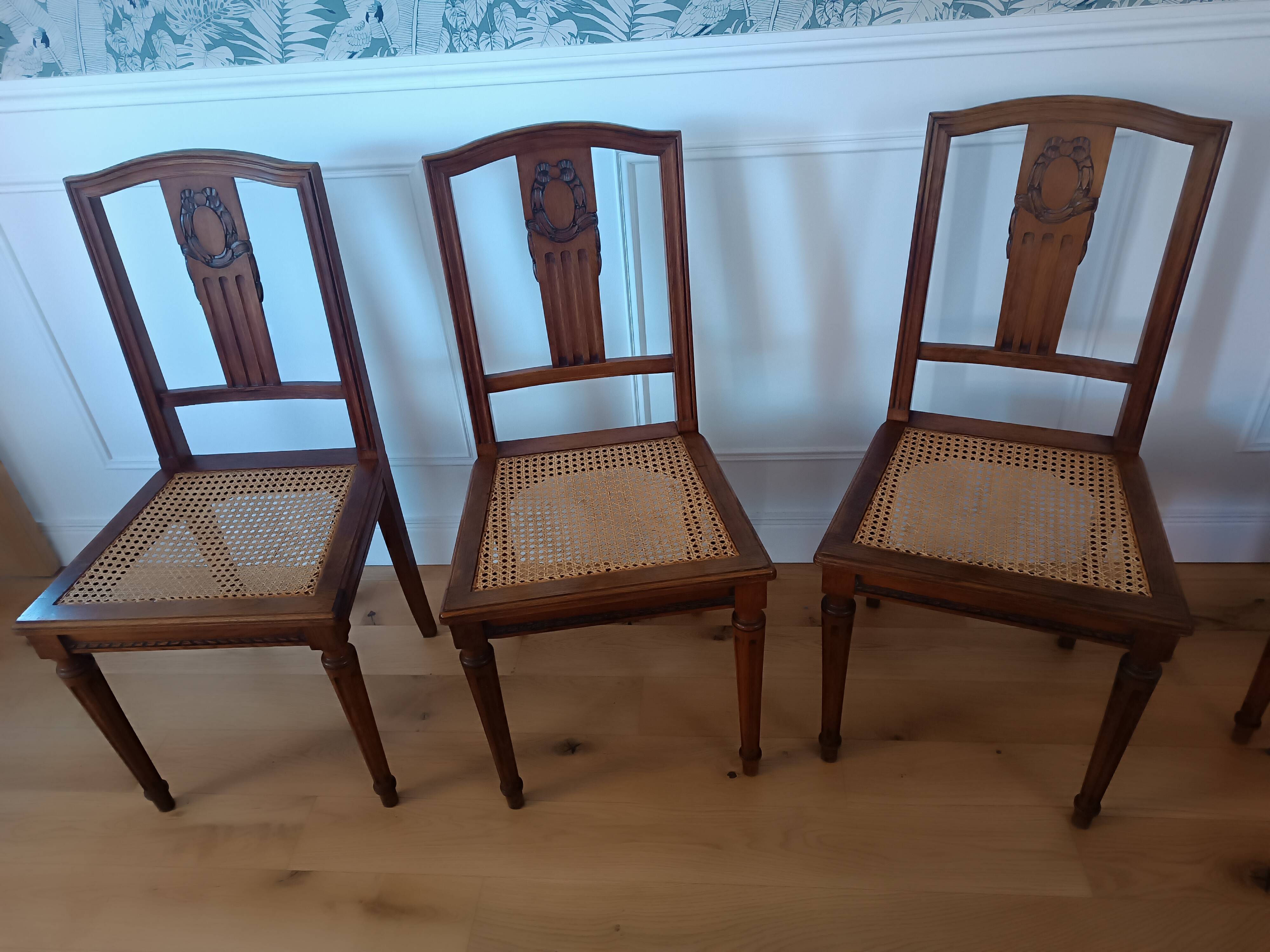 Cane chairs